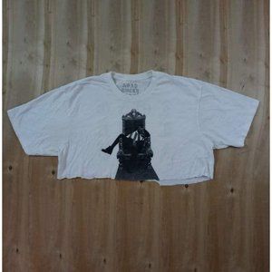 ASAP ROCKY Womens Crop Top Size XL Custom Cut Grap